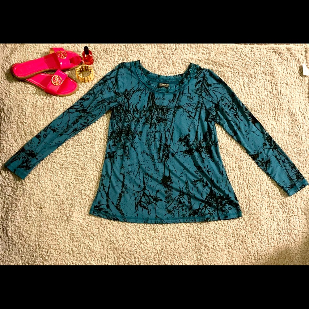Nomadic Traders Dark Green Black Spatter Shirt